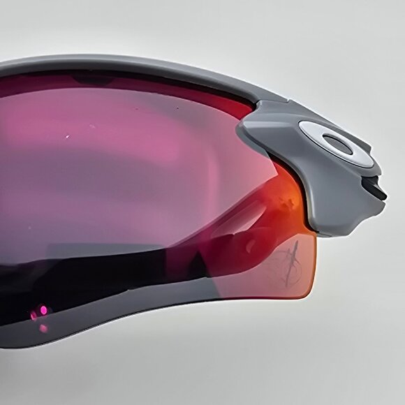 Oakley OO9181-29 RadarLock Path Fog Black Iridium Frame +Red Iridium Sunglasses - Picture 14 of 16